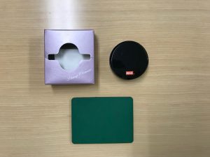 契約時の文房具：印鑑マット・朱肉などの写真画像
