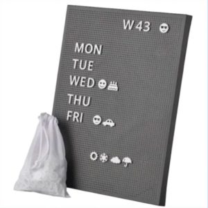 イケアの有孔メモボードの写真画像