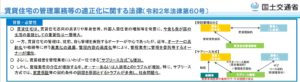 「賃貸住宅の管理業務等の適正化に関する法律」の解説（まとめ）